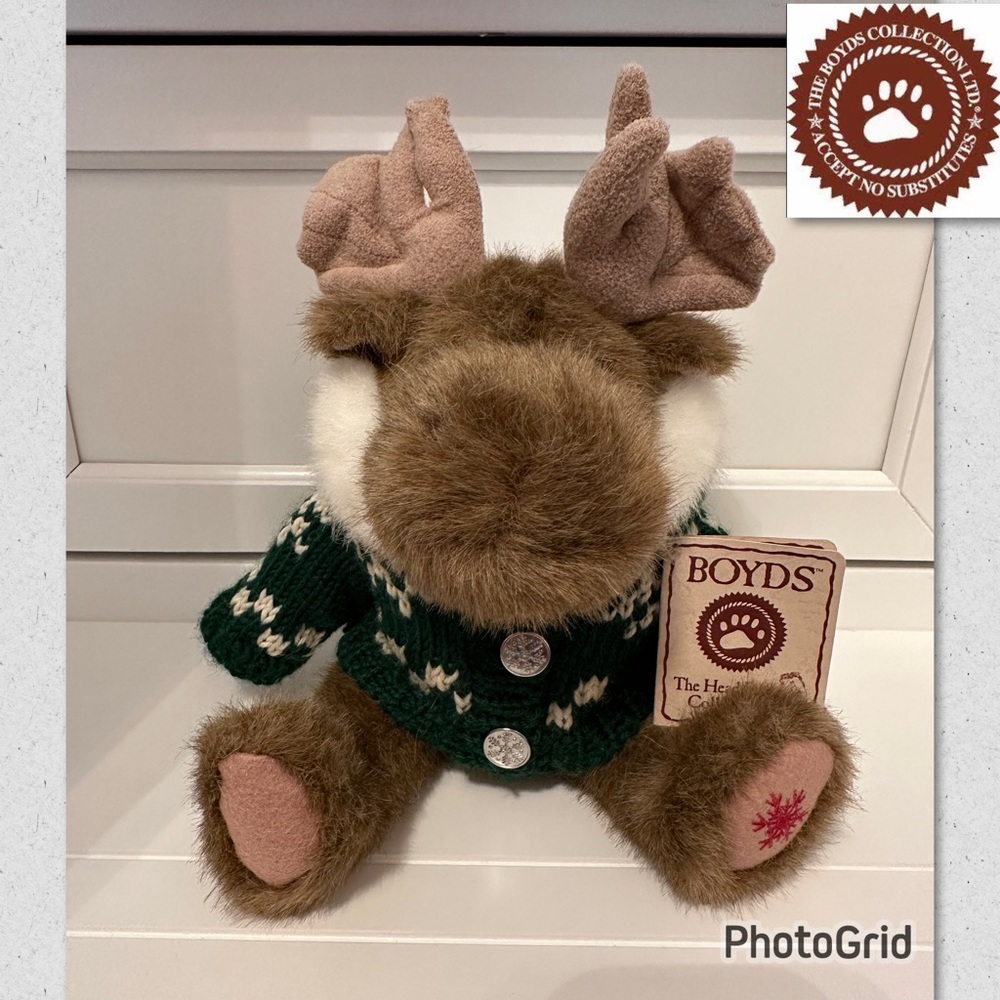 NWT, Boyds Bears, Best Dressed Series, Spruce Mcmoose